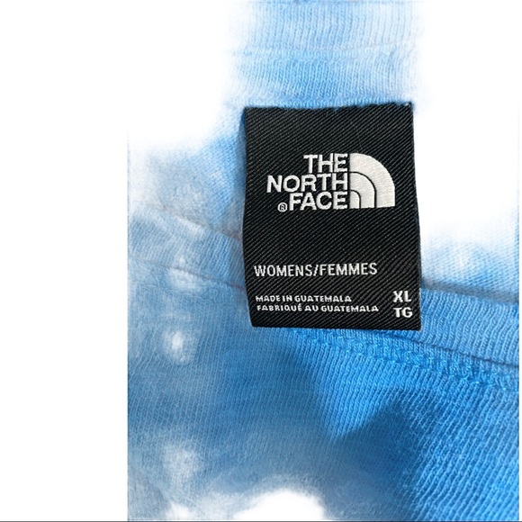 North face women round collar size X-Large top short sleeves blue. - Picture 6 of 6